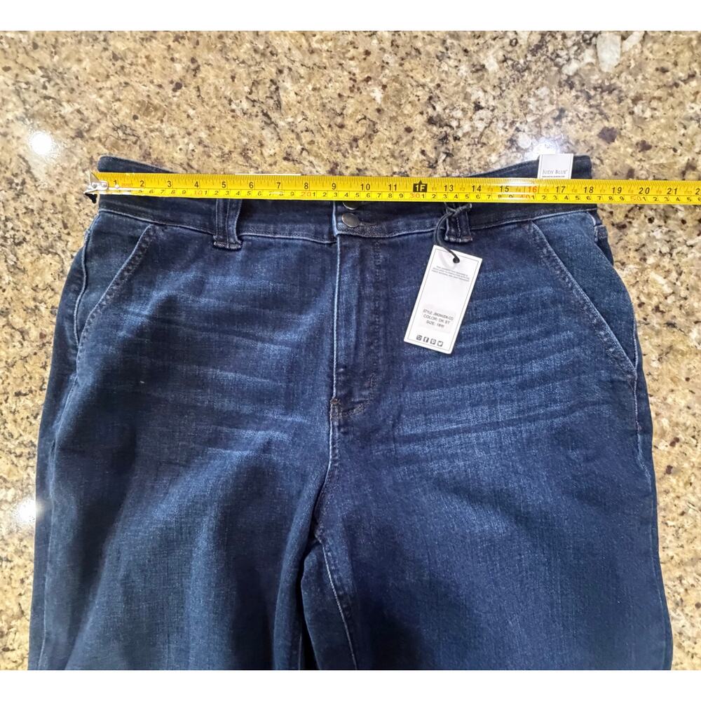 Judy Blue Women’s SZ 18W High Waisted Wide Leg Trouser Jeans BRAND NEW NWT - Picture 10 of 16